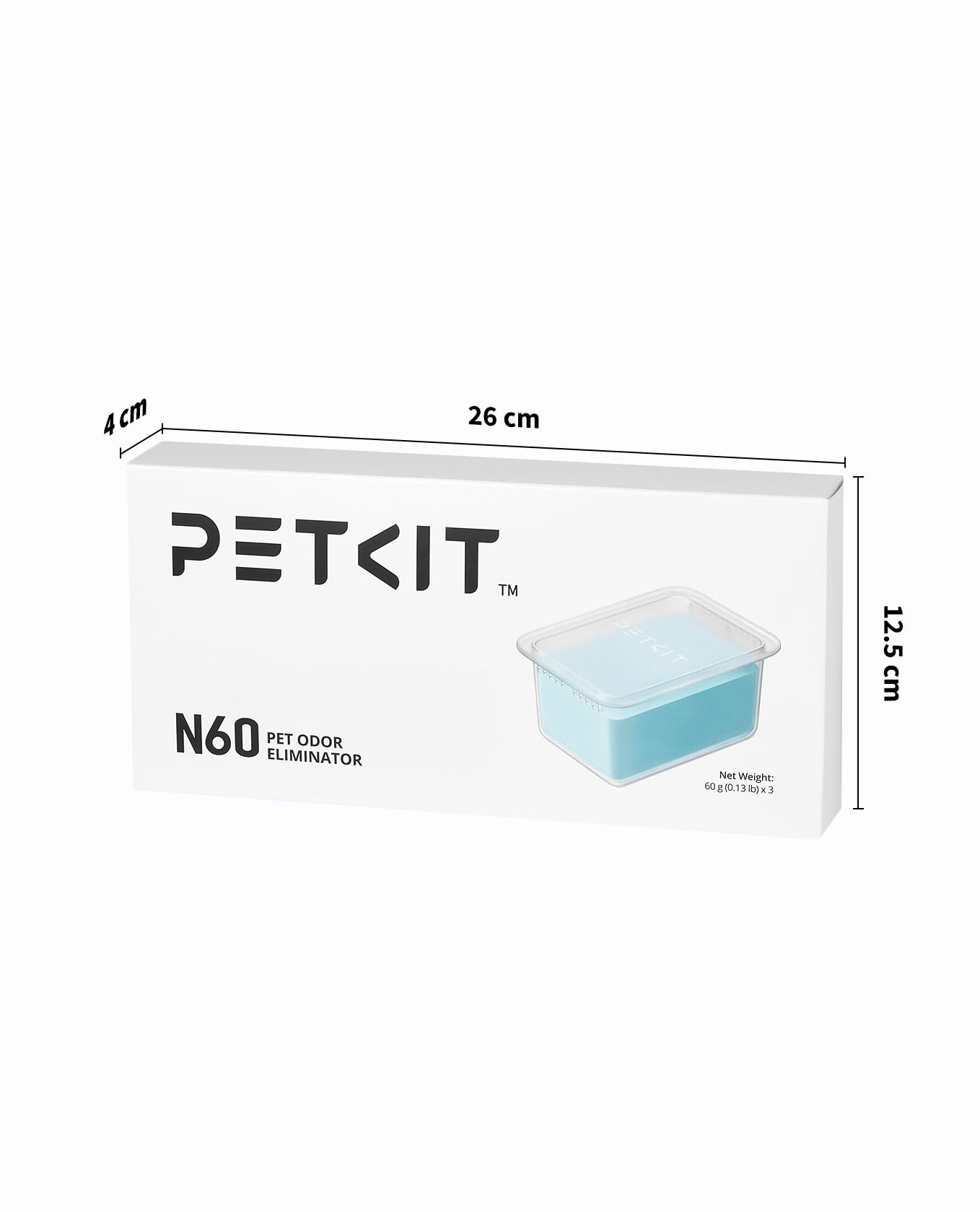 PETKIT Desodorante para mascotas N60 para bandejas de arena autolimpiables PUROBOT ULTRA y PUROBOT MAX PRO, expulsión efectiva de olores, larga duración, fórmula natural (paquete de 3)