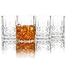 Lily's Home Acrylic Double Old Fashioned Whiskey Tumbler - Set of 4 Premium Indoor / Outdoor Whisky Scotch Tumblers - Shatterproof, Reusable, Dishwasher Safe
