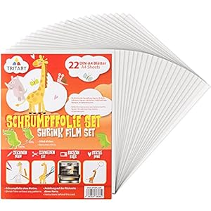 Tritart Schrumpffolie 22 DIN A4 Blätter
