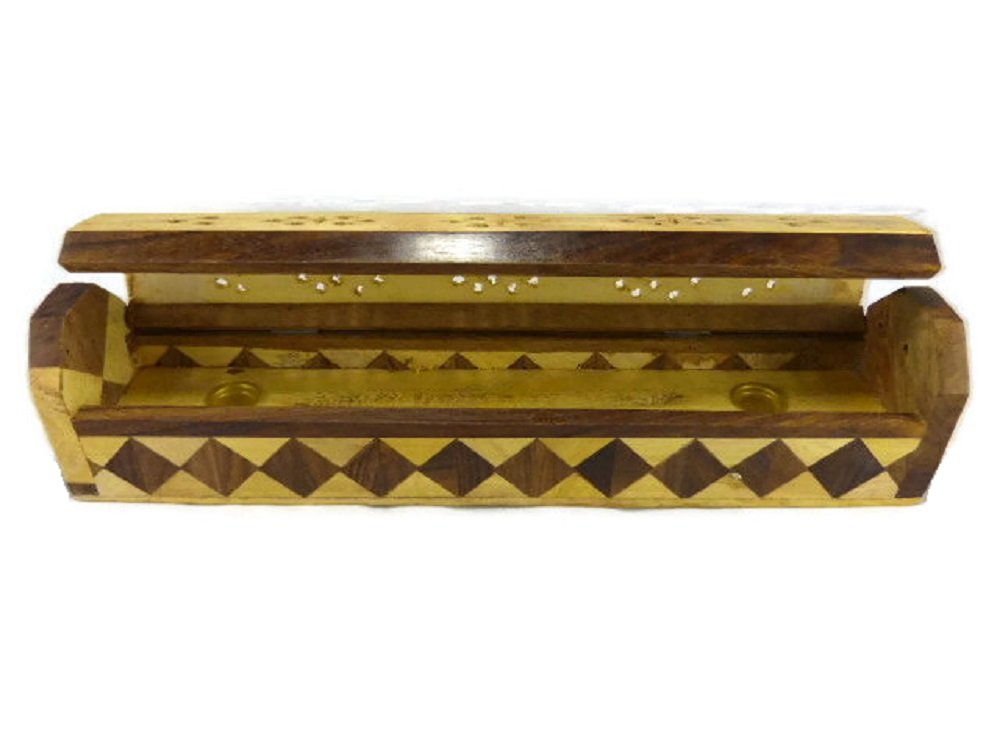 Räucherstäbchenhalter Holz Dreieck 30 cm