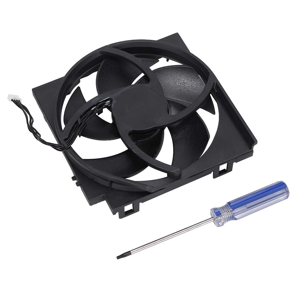 Remplacement du Ventilateur de Refroidissement Interne pour OEM One S, avec Tournevis 5 Lames 4 Broches, matériau ABS