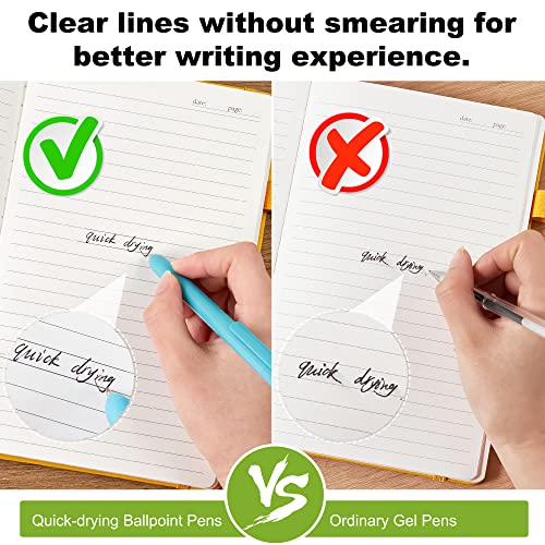 Shuttle Art Retractable Vintage Ballpoint Pens, 15 Pack Black Ink Ballpoint Pens, Cute Pens 1.0Mm Medium Point Quick Drying For Writing Journaling Taking Notes School Office Home #TOP2