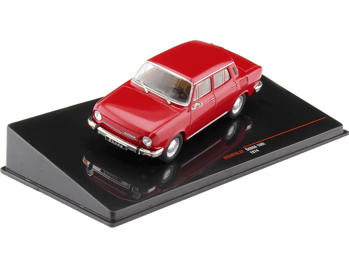 ixo models Compatible with Skoda 100 L 1974 Red Model Car 1:43