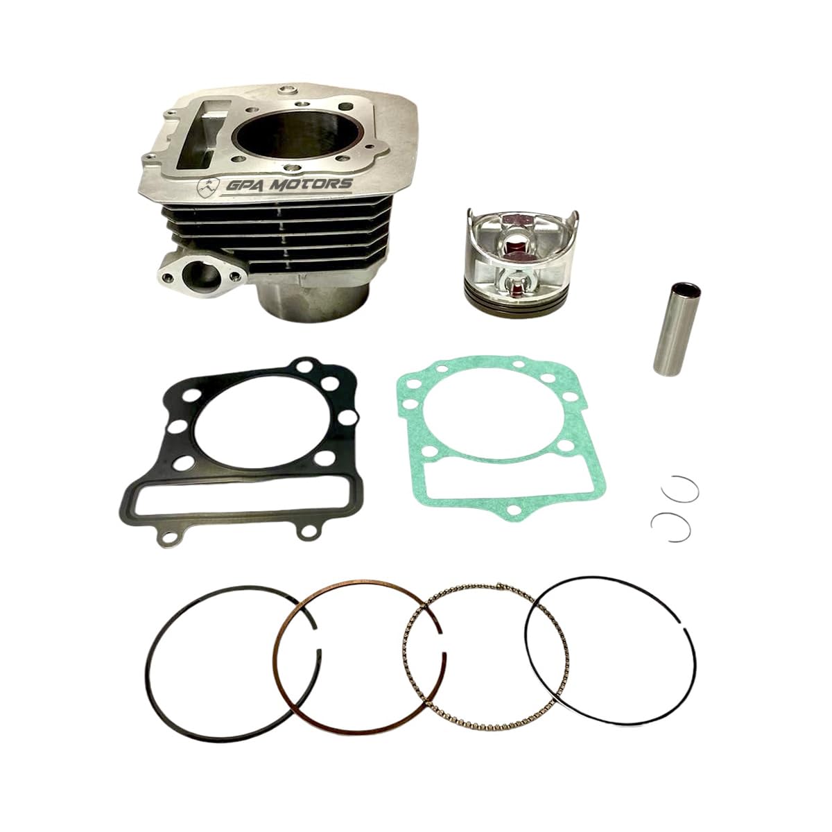 Cylinder Piston Gasket Kit Fits Kawasaki Bayou Prairie Lakota 300 (1989-2005)