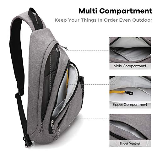 Kimlee Oiwas One Strap Backpack For Men Large Single Strap Backpack Mini Sling Bag Crossbody Shoulder Daypack For Boys Women #TOP7
