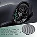 Diamall 4-Pack Carbon Fiber Wheel Center Caps – ABS Rust-Proof Snap-in Hub Caps for Rims - OD 2.36