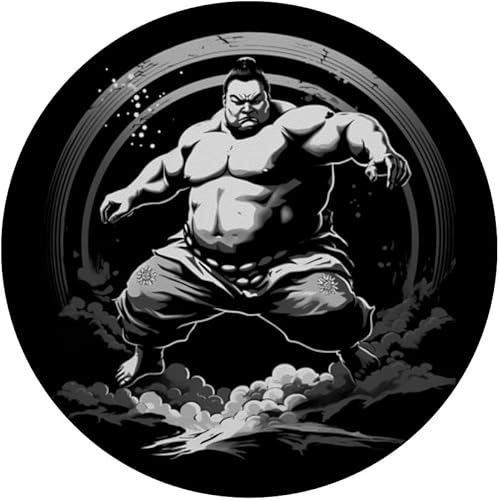 Miniatura 3 de Sumo Wrestler Japan Sumo Fighter Wrestling Japanese Vintage PopSockets Standard PopGrip