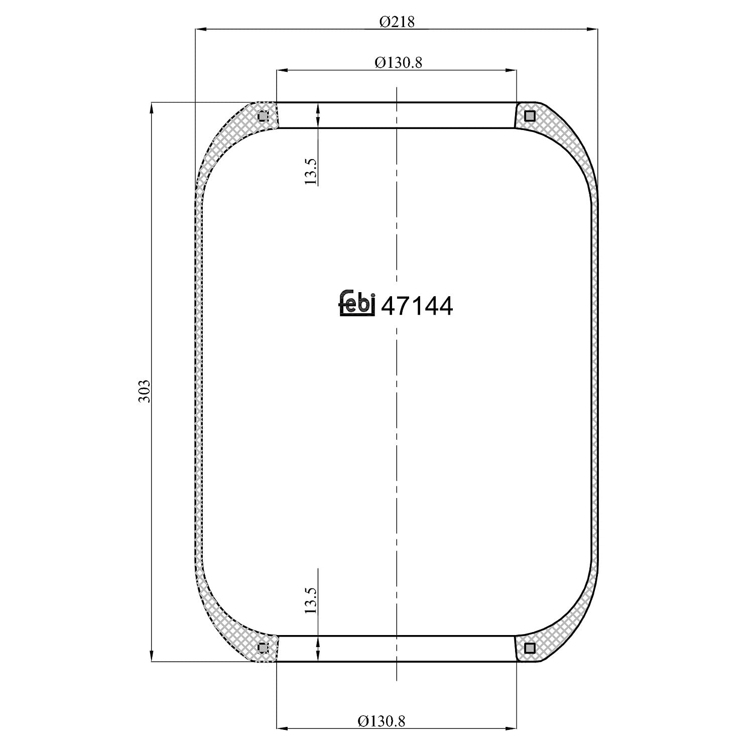 Interruptor de luz de parada Febi Bilstein 47204 de alta precisión automotriz 2