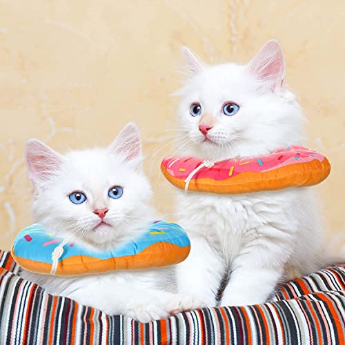 Voarge Katzen Halsband Soft Weich Katze Schutzkragen, Verstellbarer Kragen, Anti Biss Safety Kragen, für Haustiere Katzen Welpen