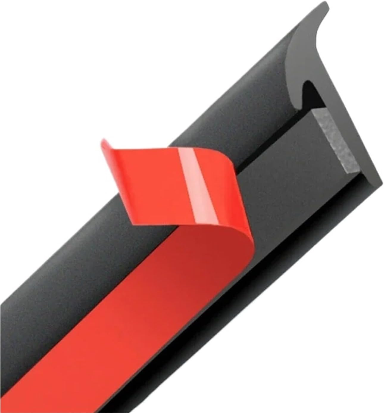 2-5M Universal Car Rubber Sealing Strip Slanted T-Type Auto Door Seal Rubber Weatherstrip Car Edge Trim Bumper Lip Side Skirt(5x7 5M)