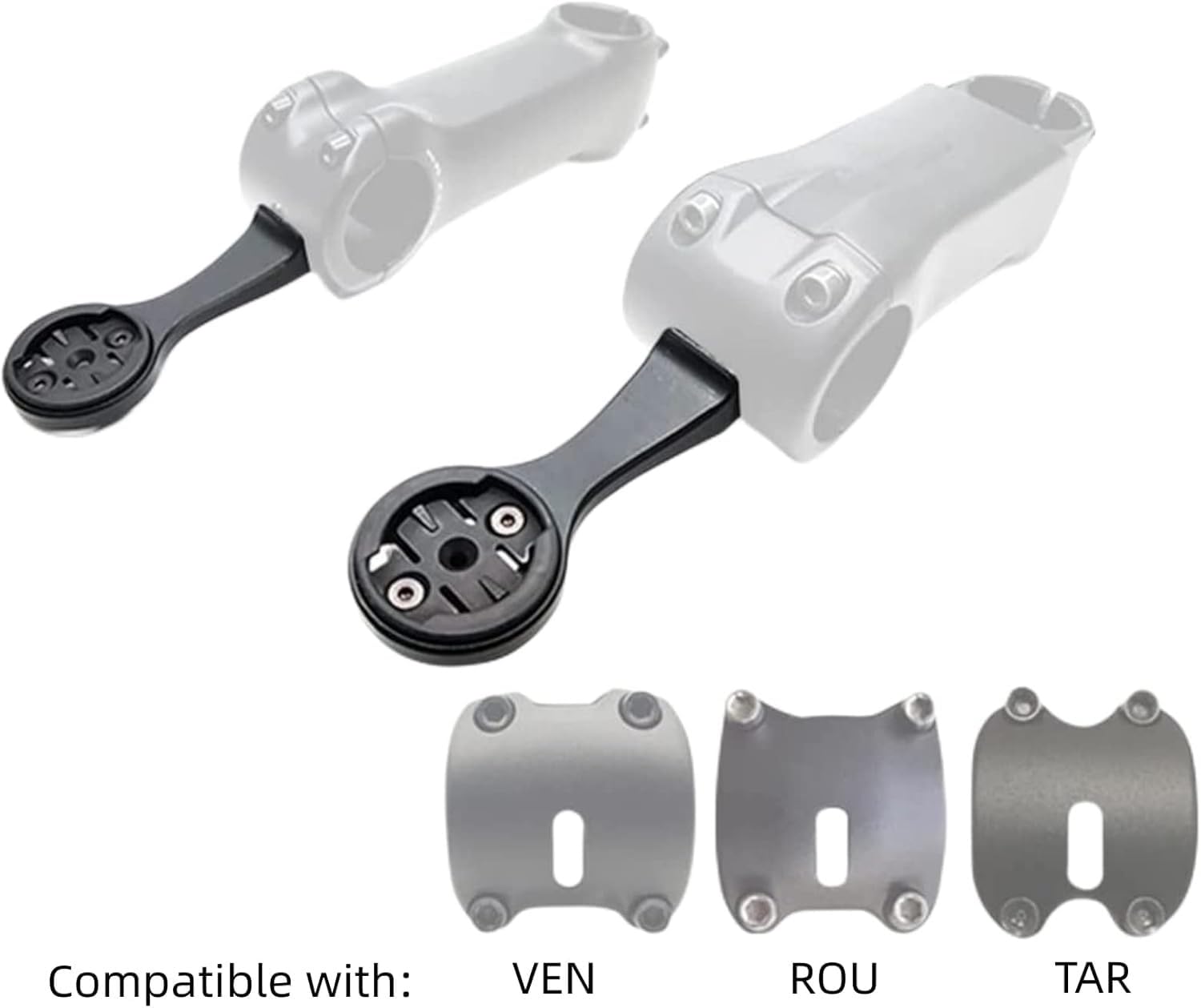 Bicycle Mount Compatible with Specialized Stem Vange SL7, Out Front Combo Mount for Garmin Edge Wahoo Elemnt and Bryton