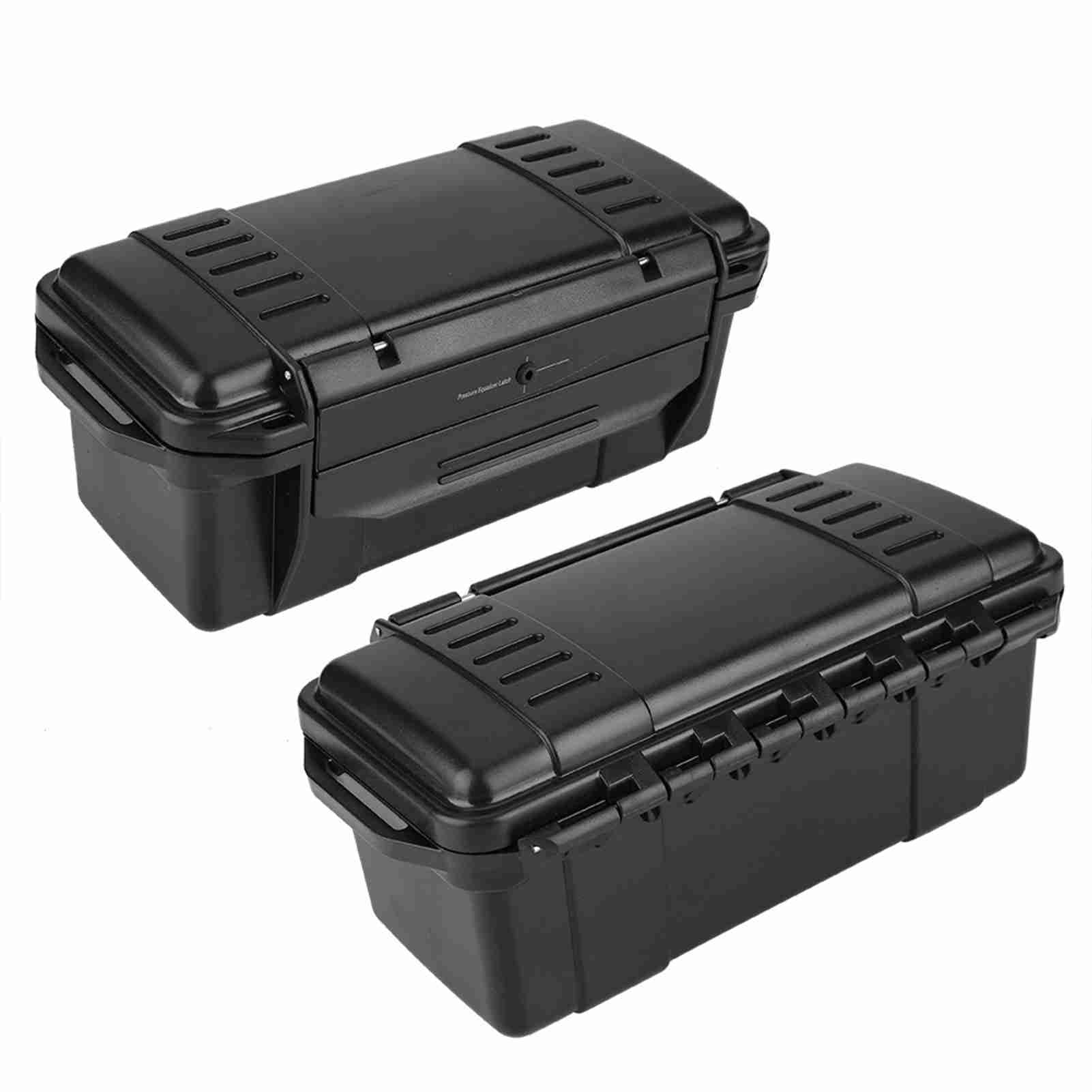 Survival Storage Box, Survival Storage Case, Shockproof Protective Hard Case, Outdoor Pressure-Proof Waterproof Sealed Box, for Camping, Boating, Fishing, Water Sports(C: 200x98x82mm)