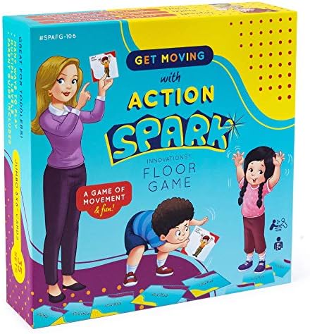 Action Kids Floor Game, Memory Matching Card Game, Toddler Movement Card Games, Interactive Game for Kids, Seek and Find Action Verb Cards Educational Toys