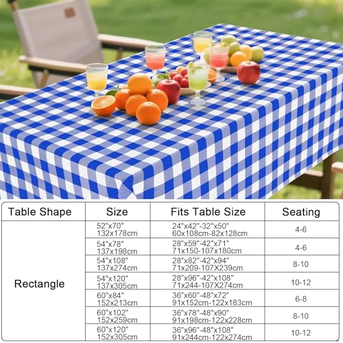 Smiry Picnic Table Cloth, Vinyl Tablecloths with Flannel Backing, 52"x70" by Smiry - Used condition - Image 7