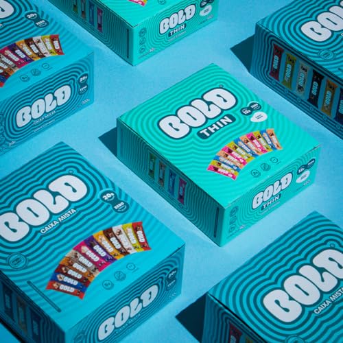 Barra de Proteína BOLD Snacks - KIT BOLD Mista + Thin Mista (2 caixas c/ 12 unid.)