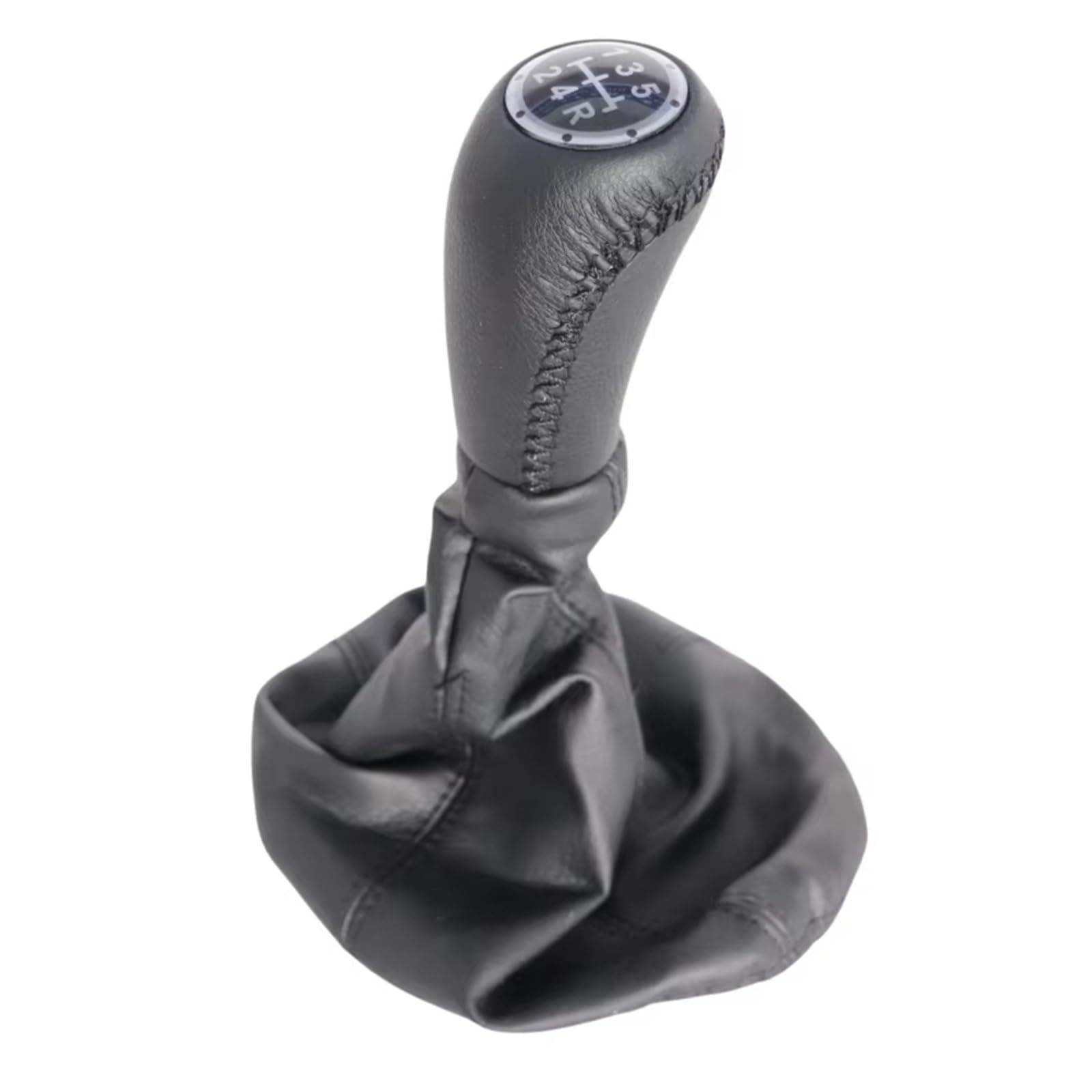 Efddtbhe One Color Compatible With Fiat For Punto 188 Mk2 5 Speed Manual Transmission Gear Shift Knob Lever Shifter Gaiter Boot Case Collar Shifter Handle(B0563 Gearshift)