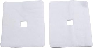 2-Pack Cotton Air Filter Replacement for HP 60 and for HP 80 Air Pumps, White Filter Media for Consistent Performance and Extended Pump Lifespan