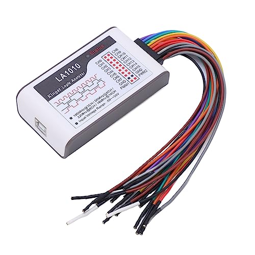 Analyseur Logique 16 Canaux LA1010, Taux D'échantillonnage de 100 M, Entrée 50-50 V, Fenêtre Connectable, Formats Exportables, Interface Intuitive pour les Conditions de