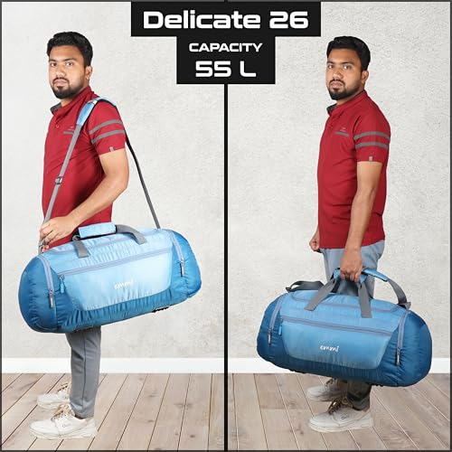 Image of Emmi Delicate Duffle Bag 55 L|Travel Bag for Men and Women |Weekend Holiday and Gym Bag |Sustainable and Durable Cabin Bag|Water Repellent |18 Months Warranty