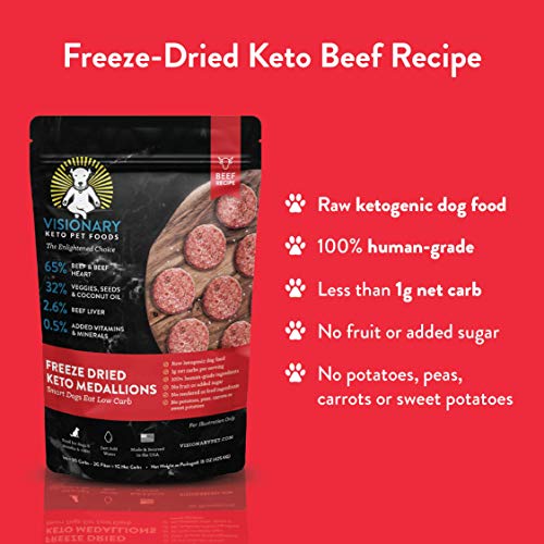 Visionary Pet Meals Beef Freeze Dried Canine Meals | Excessive Protein, Low Carb and Grain Free, Made with Human Grade Components for Optimum Vitamin and Digestion – Pure Beef Recipe, 25oz Bag Visionary Pet Meals Beef Freeze Dried Canine Meals | Excessive Protein, Low Carb and Grain Free, Made with Human Grade Components for Optimum Vitamin and Digestion – Pure Beef Recipe, 25oz Bag