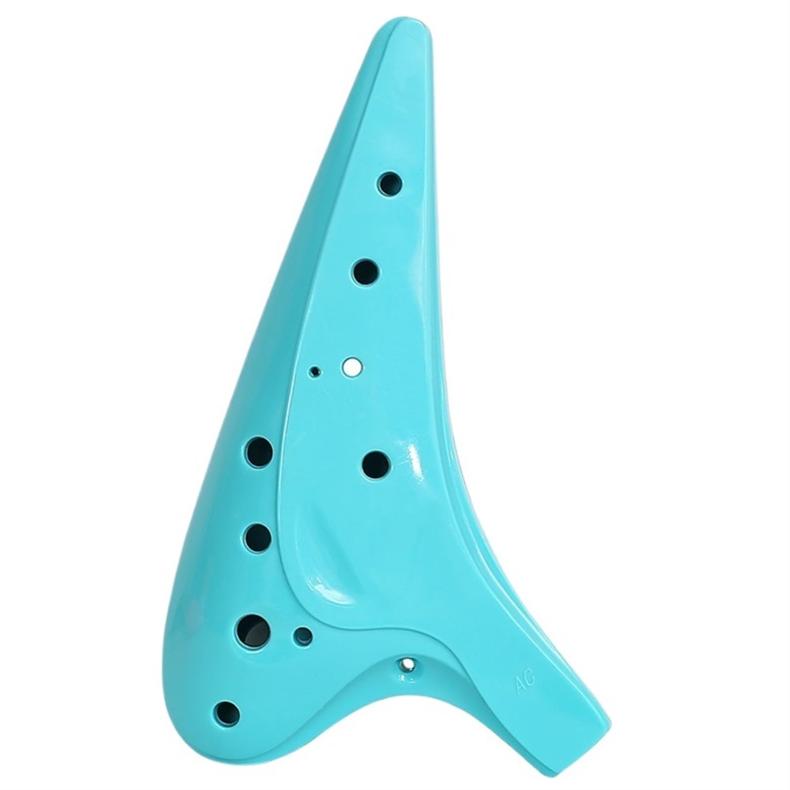Ocarina principianti Ocarina Contralto A 12 Fori Accordata In Do Per Principianti Flauto In Resina Anticaduta Professionale A 12 Fori Strumento Musicale(Blue)