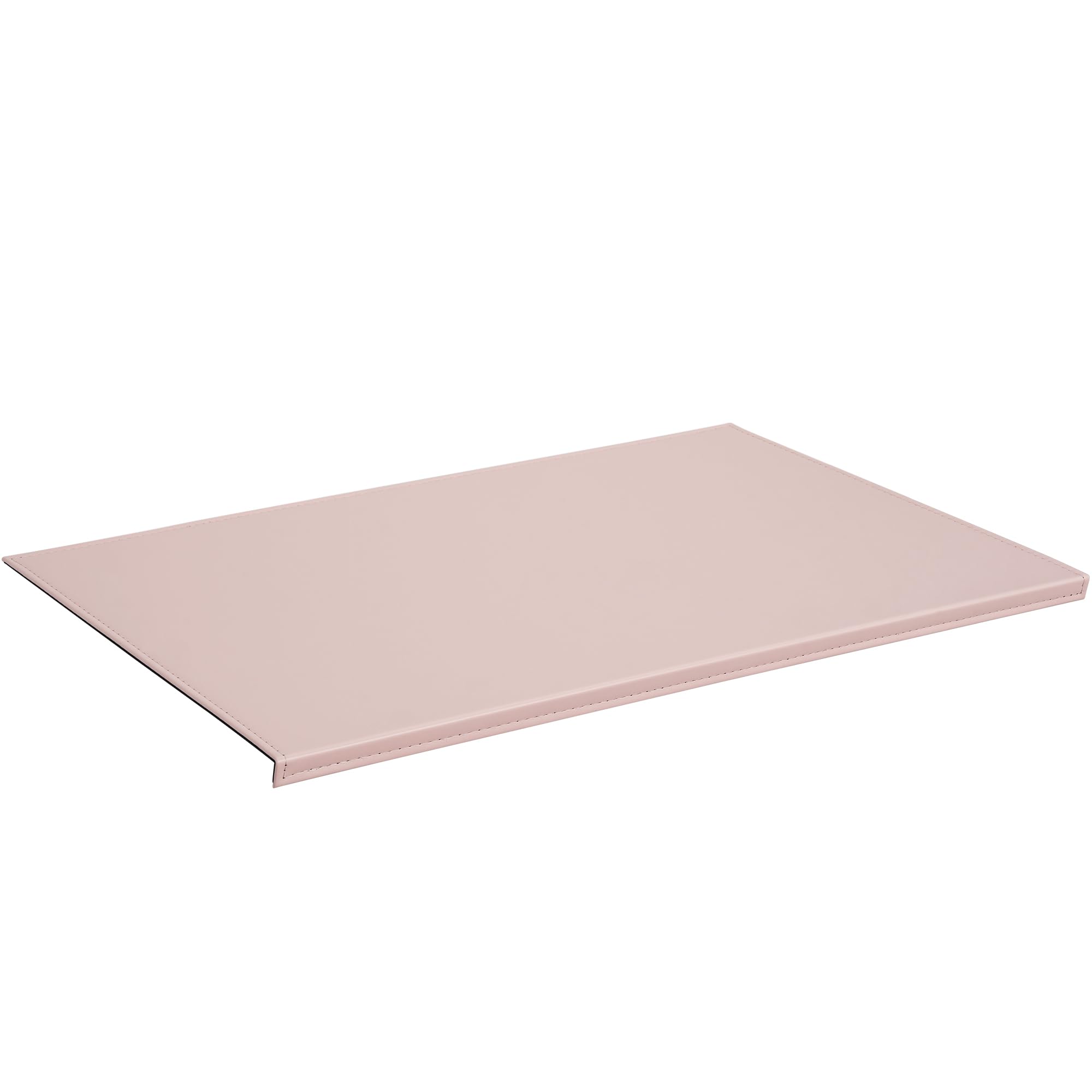 AKOZLIN 27.55”x 15.8" Soft PU Leather Surface Office Desk Mouse Mat Anti-Push Pad with Full Grip Fixation Lip Table Blotter Edge-Locked Protector Pink