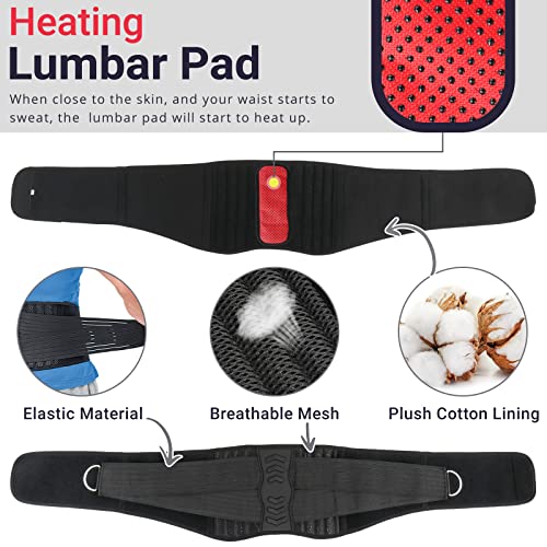 Hameio Back Brace For Men Women Lower Back Breathable Back Support Belt Adjustable Straps For Heavy Lifting, Relief Sciatica,Herniated Disc,Scoliosis,M #TOP3