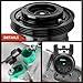 A-Premium A/C Compressor with Clutch Compatible with Hyundai Accent 1.6L 2010-2011