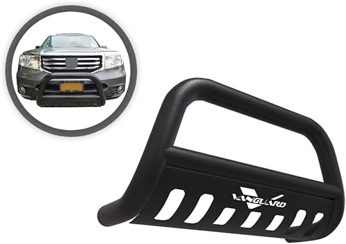 Vanguard Black Powdercoat Classic Bull Bar | Compatible With 09-15 Honda Pilot #TOP10