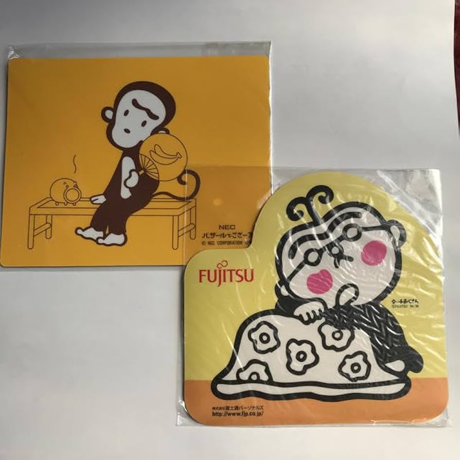 Amazon.co.jp: バザールでござーる＆タッチおじさん マウスパッド