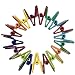 Canyoze 40Pcs Colorful Multipurpose PVC-coated Steel Wire Clip, Clothes Pins, Utility Clips Hooks for Home & Office