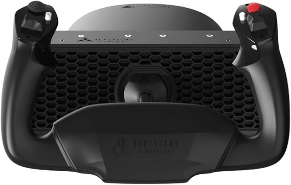 Honeycomb Aeronautical Alpha Flight Controls LITE Bundle with Black Bravo Throttle Quadrant Lite (2 Items)