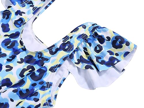 LIZENS Girls Swimwear One Piece Swimsuit Toddler Cute Beach Bathing Suit3