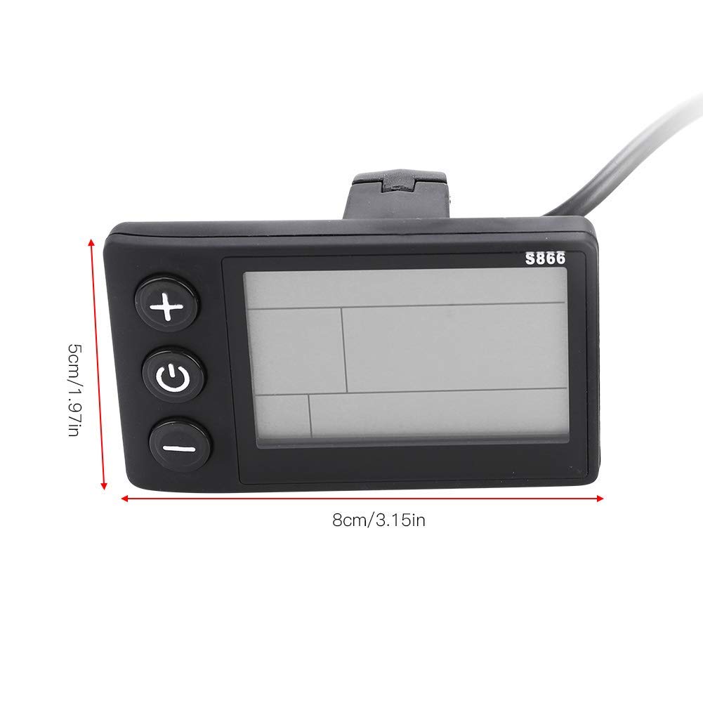 Contrôleur de Moteur Panneau d'affichage LCD étanche Kit de contrôleur sans Brosse pour vélo électrique Scooter(24V/36V 350W)