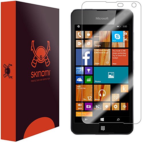 Skinomi TechSkin - Schutzfolie Kompatibel mit Microsoft Lumia 650 - deckt den Display