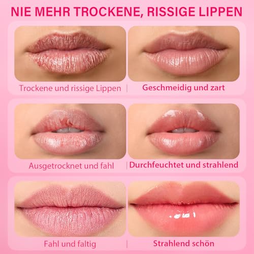 Lippenpeeling für dunkle Lippen – Peeling mit Wassermelone und Guave für geschmeidige und weiche Lippen, Peeling und Feuchtigkeitspflege für trockene, rissige Lippen, natürliche Lippenpflege, 35 g