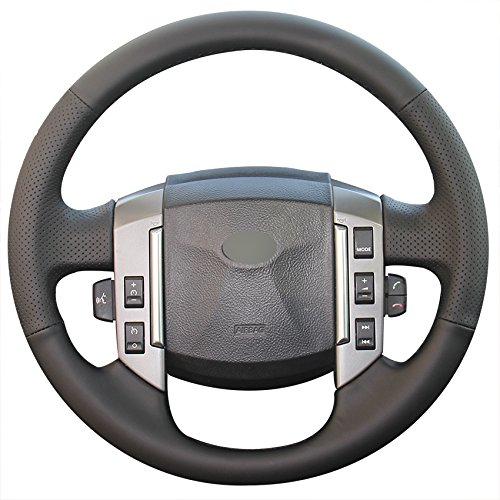 Superior Microfiber Leather Steering Wheel Cover For 2005 2006 2997 2008 2009 Land Rover Lr3 #TOP4