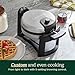 Cuisinart WAF-F30 Round Flip Belgian Waffle Maker, Black/Silver, 1 inch thick