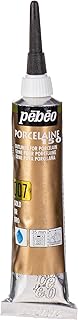 Porcelain 150 Waterbased Acrylic Paint for Ceramics, Outliner, NO.07 Gold