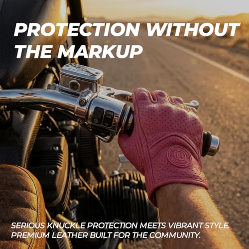 mjmoto Women's Perforated Gloves