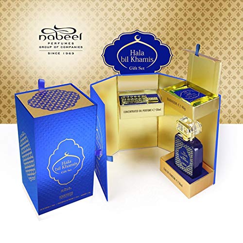 Hala Bil Khamis (Gift Set) homens e mulheres (unisex) I Irresistível Spicy - Floral Gift Set I berga