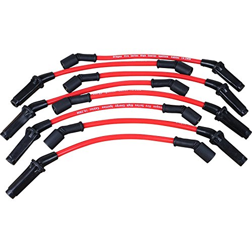 Dragon Fire Race Series High Performance 10.2mm Ignition Spark Plug Wire Set Compatible