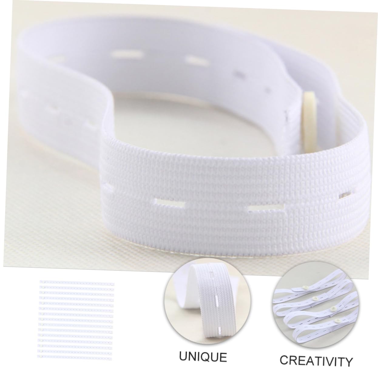 15pcs Baby Nappy Belt Elastic Diaper Fastener Buckle for Newborns Adjustable Diaper Strap