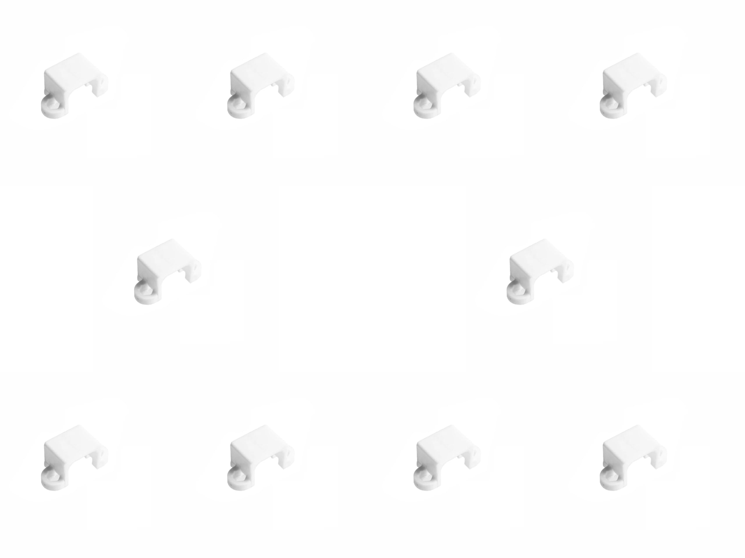 (10 pc) FlyRobo Mounting Bracket for N20 Micro Gear Motors without Screw - White-picture-10