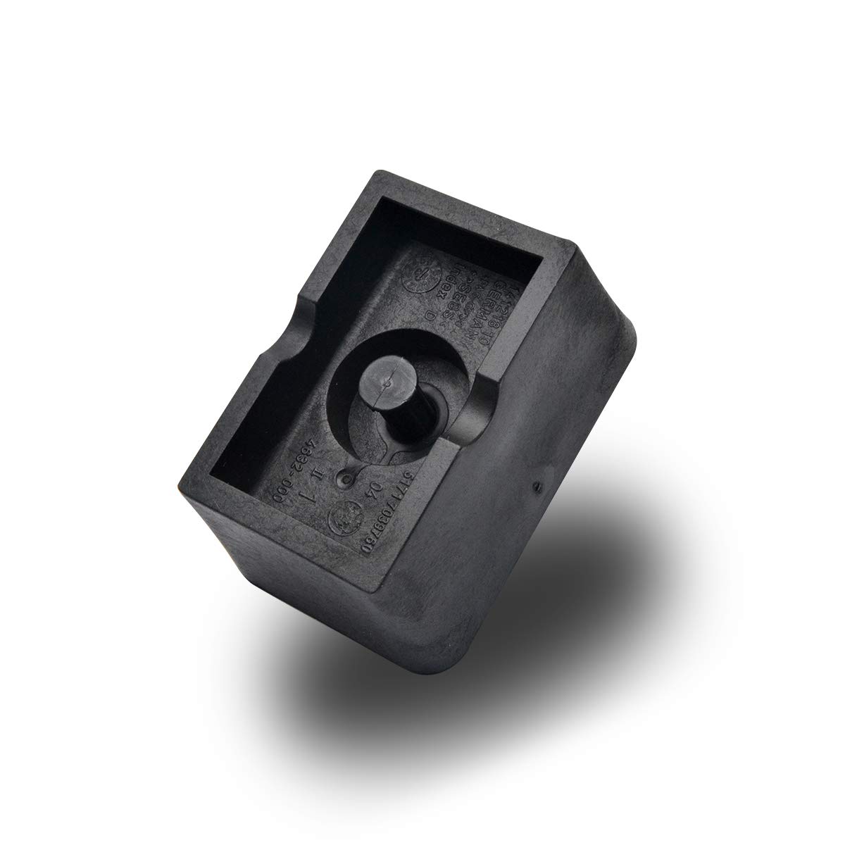 HugeAuto Gomma Trolley Jack Pad Universale scanalato Frame Rail Floor Jack Protector