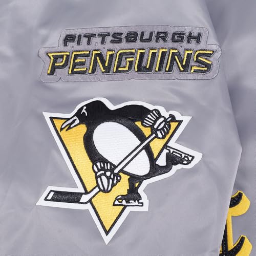 Image of Pro Standard Mens NHL Old English Satin Jacket