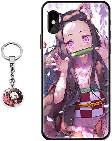 Capa para Samsung Galaxy S10 Plus Demon Slayer Anime Nezuko Figura Design  [com Chaveiro de Slayer Demônio], Silicone Macio Flexível TPU Desenhos  Kimetsu no Yaiba Capa de telefone para Samsung Galaxy S10
