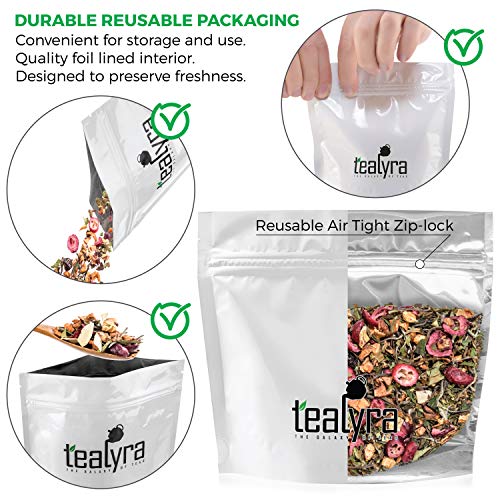 Tealyra - White Cloud Catcher - Fruity White Loose Leaf Tea Blend - Cherry - Cranberry - Antioxidants And Vitamines Rich - All Natural Ingredients - Low Caffeine - 112G (4-Ounce) #TOP1