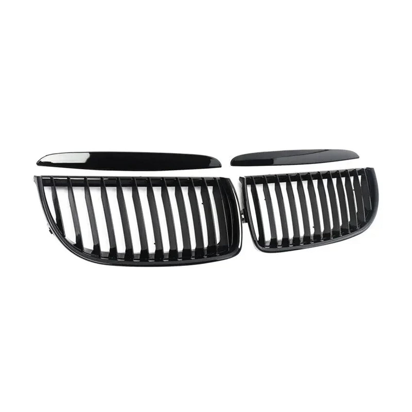 Stoßstange Gitter Glänzend Schwarze Auto-Frontnieren-Einzellamellengrill-Grill-Renngrills Für 3er-Serie E90 E91 Vor Dem Facelift 2005 2006 2007 2008 Frontgrill