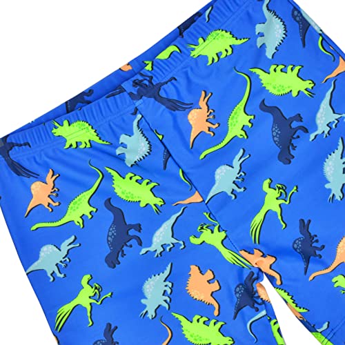 Image of Boys Two Piece Rash Guard Swimsuits Kids Short Sleeve Swimwear Sets Bathing Suit with Sun Hat for 2-6 Years
